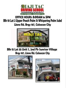 Our Main Location: Blk 10 Lot 2 Upper Peach Palm St Whispering Palm Subd, Llano Rd. Brgy 167, Caloocan City